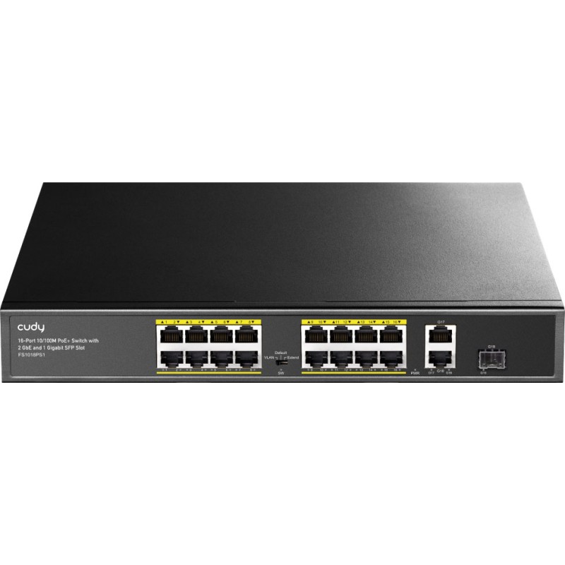 Комутатор (мережевий свитч) Cudy FS1018PS1 200 Вт