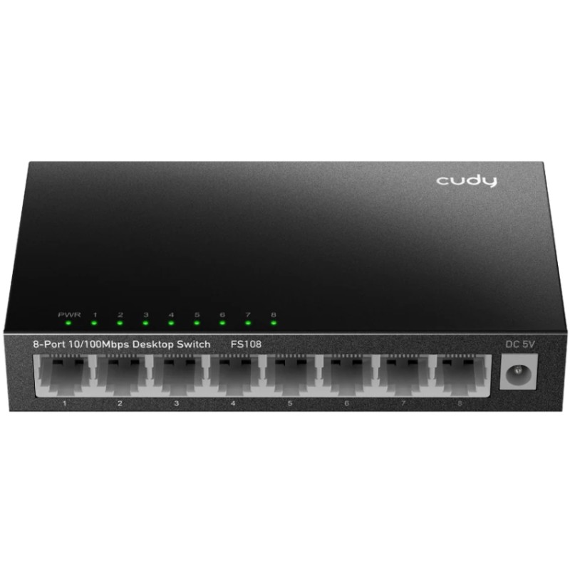 Коммутатор (сетевой свич) Cudy FS108 8 портов 10/100 Мбит/с