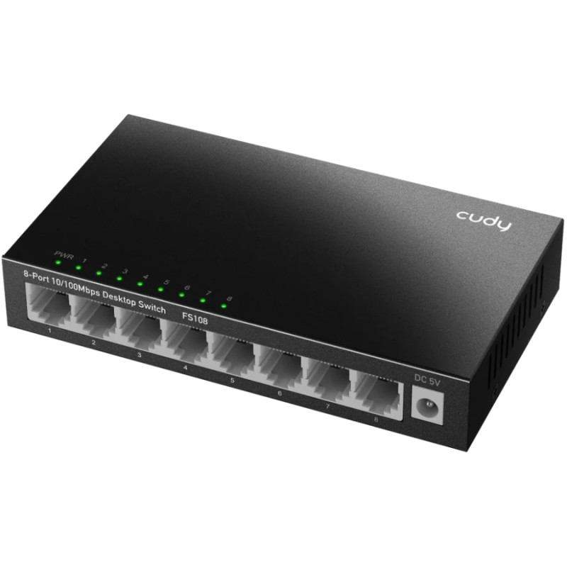 Коммутатор (сетевой свич) Cudy FS108 8 портов 10/100 Мбит/с