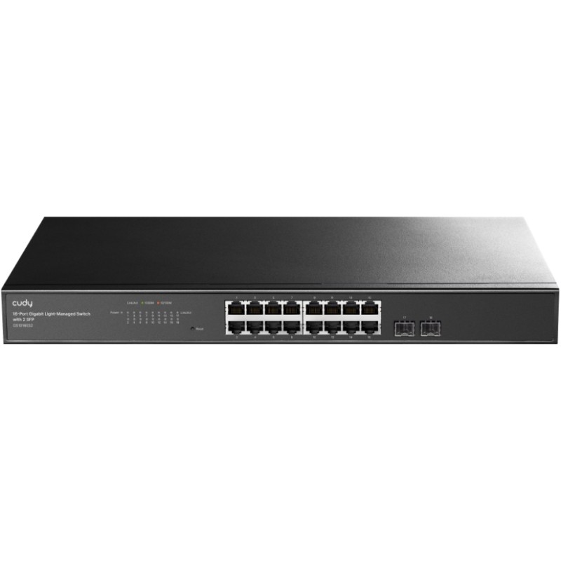 Комутатор (світч) Cudy GS1016ES2 16 Gigabit-портів і 2 SFP