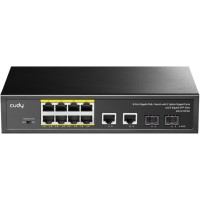 Коммутатор (сетевой свич) Cudy GS1010PS2 12 портов PoE+