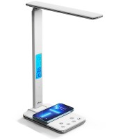 LED лампа настільна Media-Tech LEDITOU MT222,  4W 6500K, 15W QI з вбудованим WRL, біла