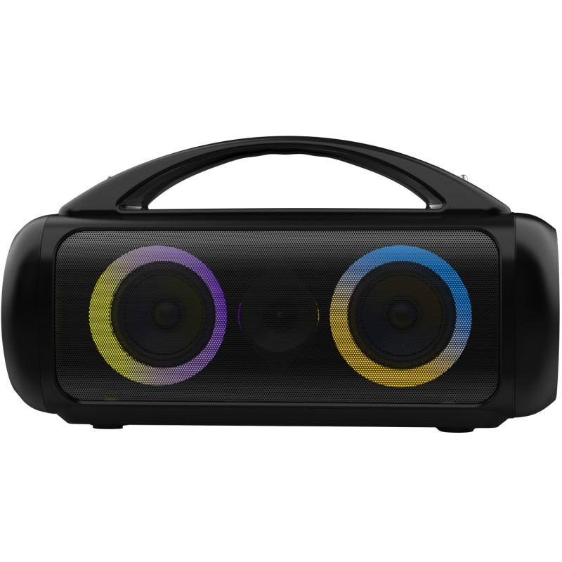 Акустична система 1.0 Media-Tech 60W, Bluetooth/AUX/microSD/MP3/USB/TWS/КАРАОКЕ/RGB,чорна