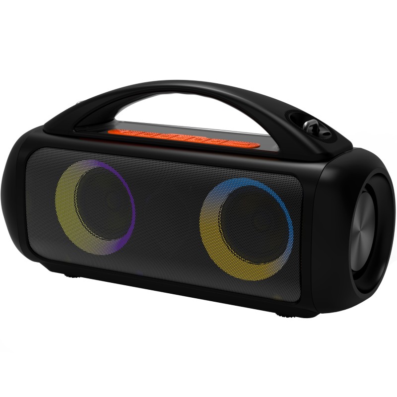 Акустична система 1.0 Media-Tech 60W, Bluetooth/AUX/microSD/MP3/USB/TWS/КАРАОКЕ/RGB,чорна