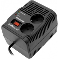Стабілізатор напруги Defender AVR Typhoon 600 200 Вт, 2 розетки Стабілізатор напруги Defender AVR Typhoon 600 200 Вт, 2 розетки