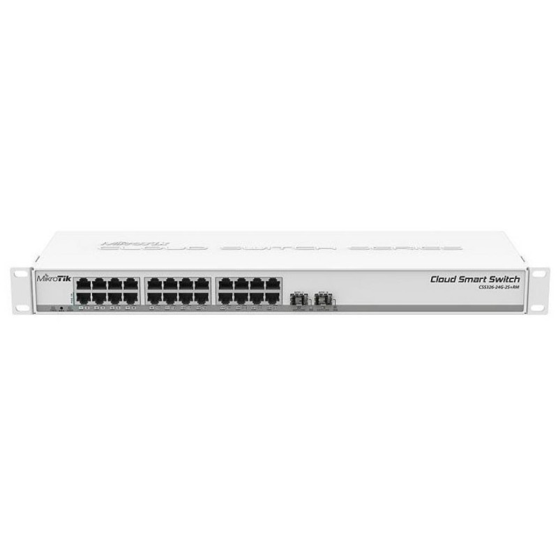 Комутатор (мережевий комутатор) MikroTik CRS326-24G-2S+RM 24 порти