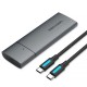 Зовнішня кишеня (корпус) Vention KPGH0 для SSD M.2 NVMe USB Type-C 3.2 сіра