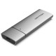 Зовнішня кишеня (корпус) Vention KPGH0 для SSD M.2 NVMe USB Type-C 3.2 сіра