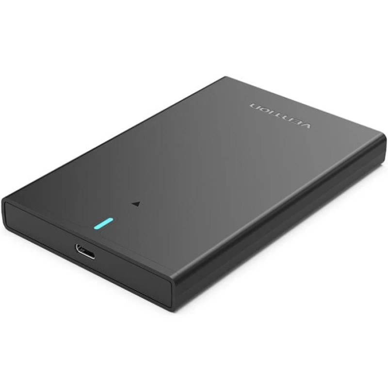 Зовнішня кишеня (бокс) Vention Type-C 3.1 Gen 2-C для 2.5" HDD/SSD, чорна