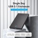 Зовнішня кишеня (бокс) Vention Type-C 3.1 Gen 2-C для 2.5" HDD/SSD, чорна Зовнішня кишеня (бокс) Vention Type-C 3.1 Gen 2-C для 2.5" HDD/SSD, чорна