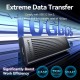 Зовнішня кишеня (корпус) Vention для SSD M.2 NVMe, Type-C 10 Гбіт/с, сіра