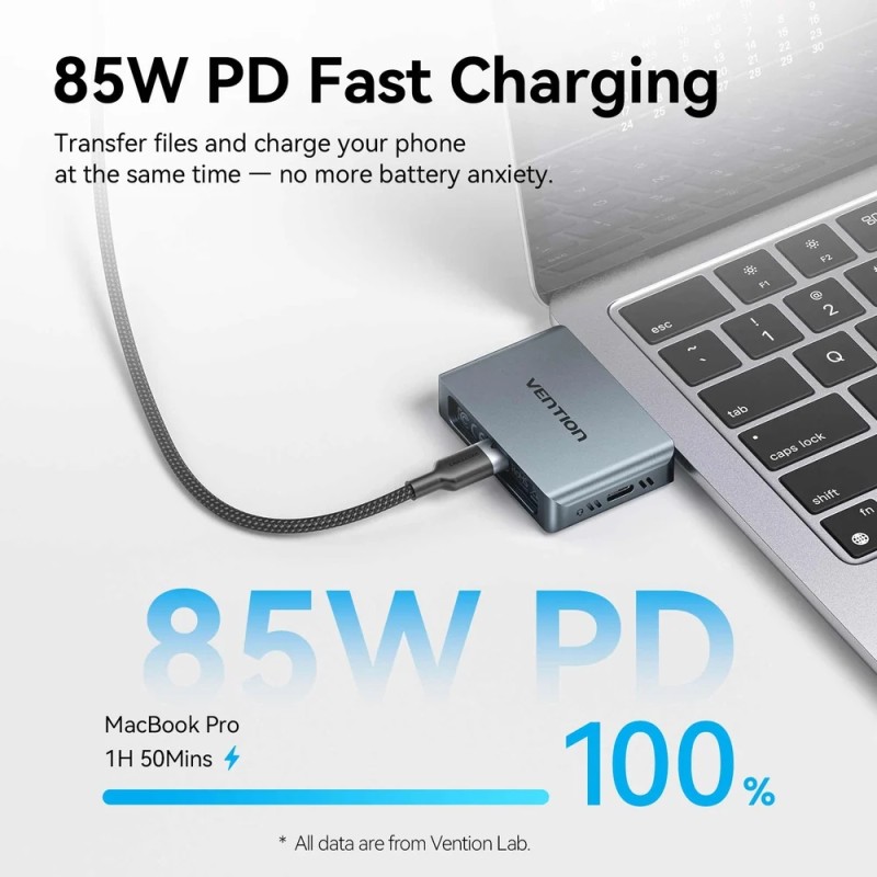 Зовнішня кишеня для SSD (корпус для накопичувача) Vention M.2 NVMe, Type-C 3.2 Gen 2-C