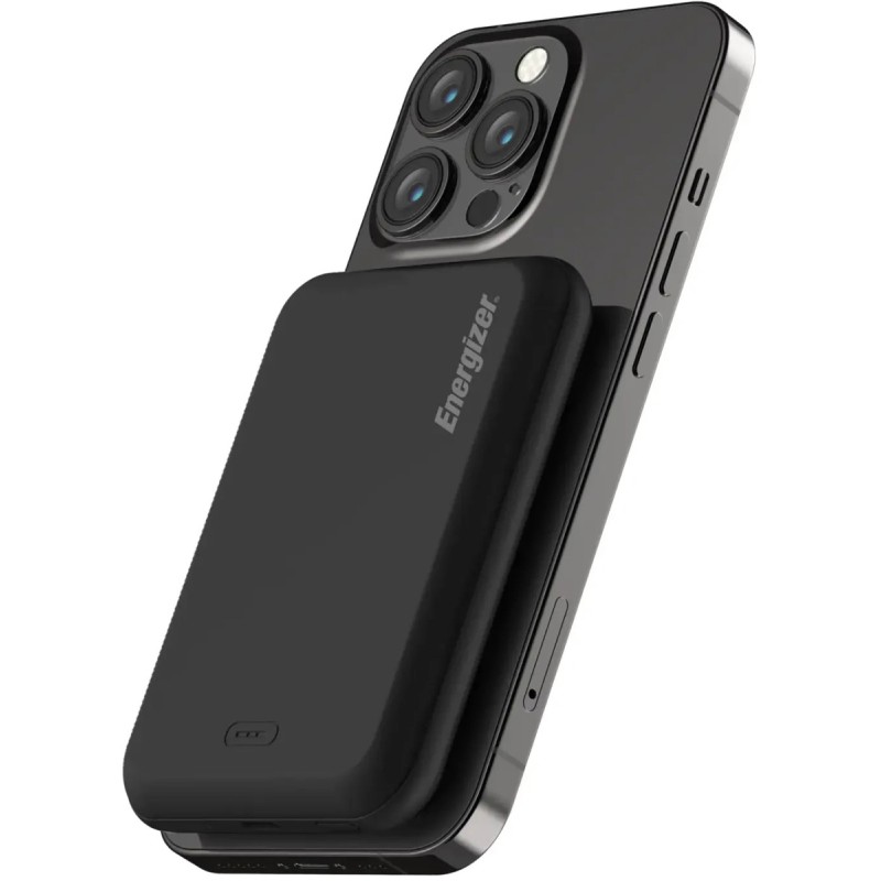 Бездротовий повербанк (зовнішній акумулятор) Energizer Magnetic Wireless 5000mAh Black