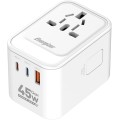 Зарядное устройство (сетевой адаптер) Energizer 45 Вт GaN, 3 USB, универсальные вилки