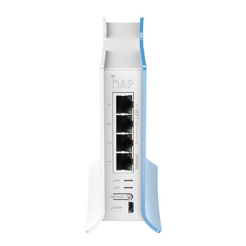 Wi-Fi маршрутизатор (бездротовий роутер) Mikrotik RB941-2ND-TC 2,4 ГГц
