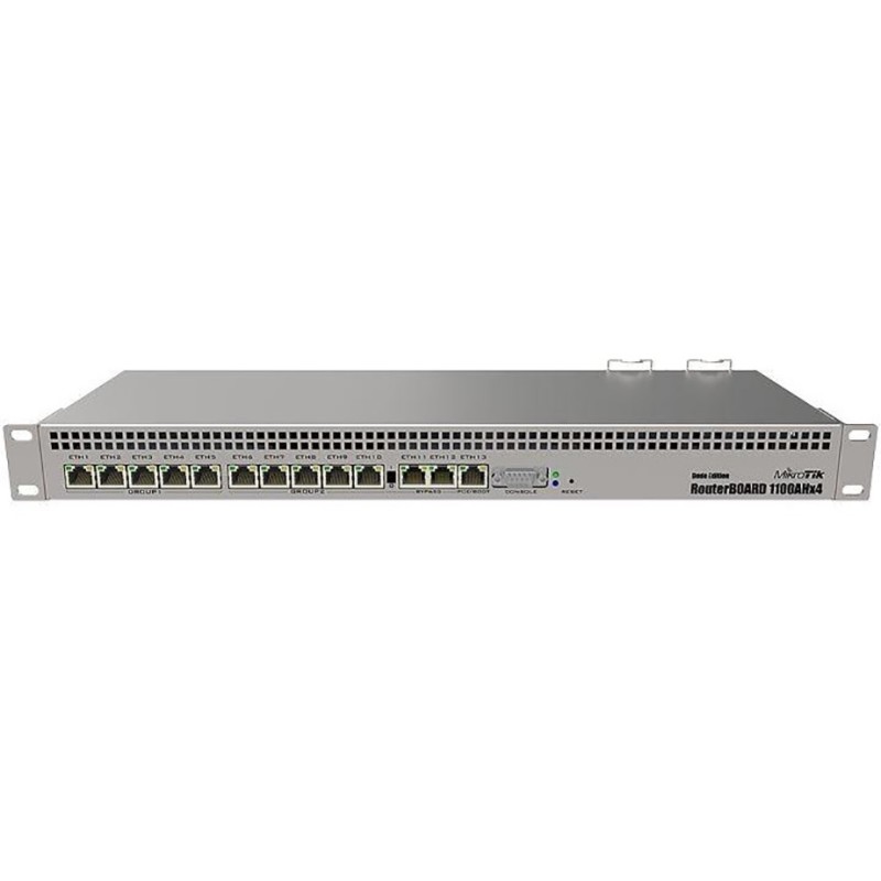 Провідний маршрутизатор (роутер) MikroTik RB1100AHx4 13 гігабітних портів