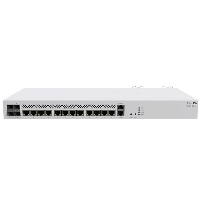 Маршрутизатор (роутер) MikroTik CCR2116-12G-4S+ 13 портов Gigabit Ethernet