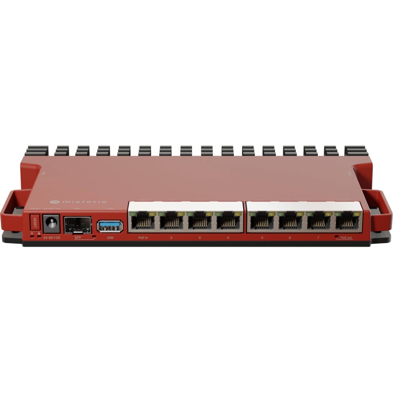 Маршрутизатор (роутер) MikroTik L009UiGS-RM 8 Gigabit-портів