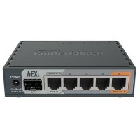Маршрутизатор (мережевий роутер) MikroTik hEX S RB760IGS 5 гігабітних портів Маршрутизатор (мережевий роутер) MikroTik hEX S RB760IGS 5 гігабітних портів