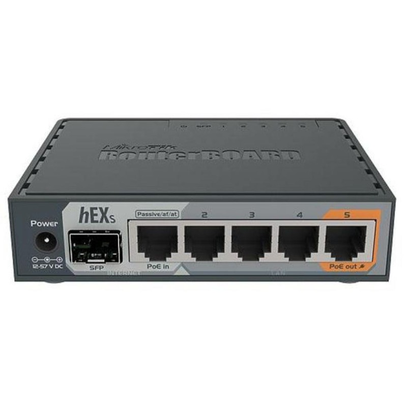 Маршрутизатор (мережевий роутер) MikroTik hEX S RB760IGS 5 гігабітних портів