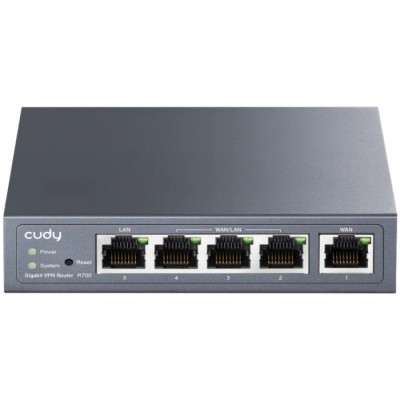 Маршрутизатор (роутер) Cudy R700 Gigabit Multi-WAN VPN, 5 портів
