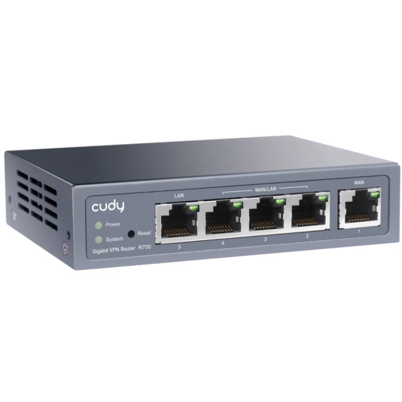 Маршрутизатор (роутер) Cudy R700 Gigabit Multi-WAN VPN, 5 портов