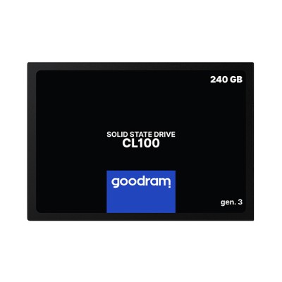 SSD-накопичувач (твердотільний диск) GoodRAM CL100 240 ГБ SATA III 2.5" SSD-накопичувач (твердотільний диск) GoodRAM CL100 240 ГБ SATA III 2.5"