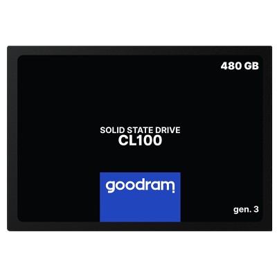 SSD-накопичувач (твердотільний диск) GoodRAM CL100 480 ГБ 2.5" SATA III SSD-накопичувач (твердотільний диск) GoodRAM CL100 480 ГБ 2.5" SATA III