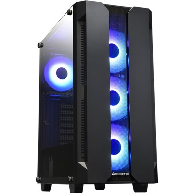 Корпус для ПК (системний корпус) Chieftec HUNTER GS-01B-OP ATX, 4 A-RGB вентилятори
