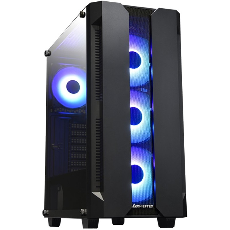 Корпус для ПК (системний корпус) Chieftec HUNTER GS-01B-OP ATX, 4 A-RGB вентилятори