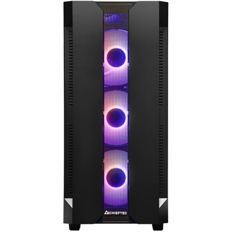 Корпус для ПК (системний корпус) Chieftec HUNTER GS-01B-OP ATX, 4 A-RGB вентилятори