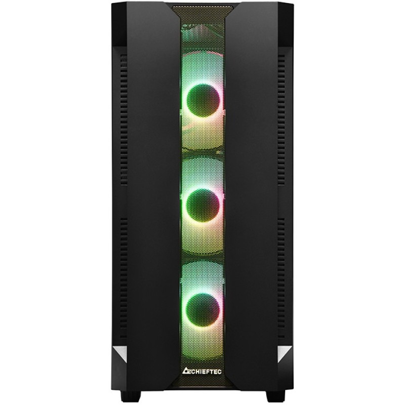 Корпус для ПК (системний корпус) Chieftec HUNTER GS-01B-OP ATX, 4 A-RGB вентилятори