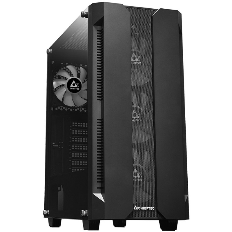Корпус для ПК (системний корпус) Chieftec HUNTER GS-01B-OP ATX, 4 A-RGB вентилятори
