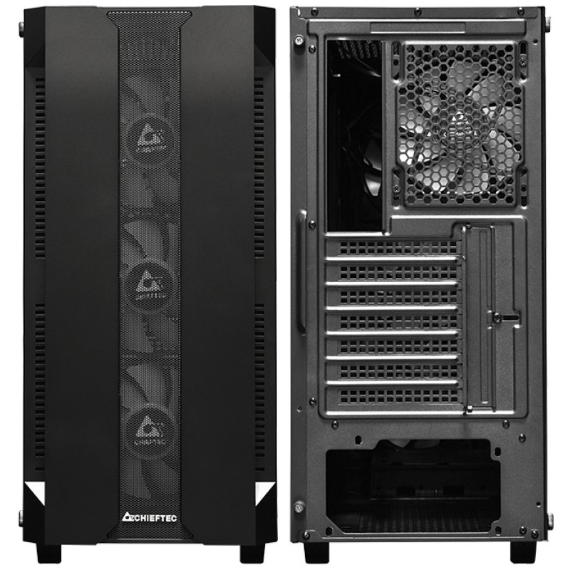 Корпус для ПК (системний корпус) Chieftec HUNTER GS-01B-OP ATX, 4 A-RGB вентилятори