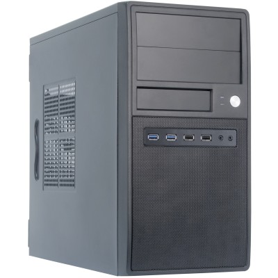 Корпус для ПК (комп’ютерний корпус) Chieftec CT-04B-OP micro ATX, чорний