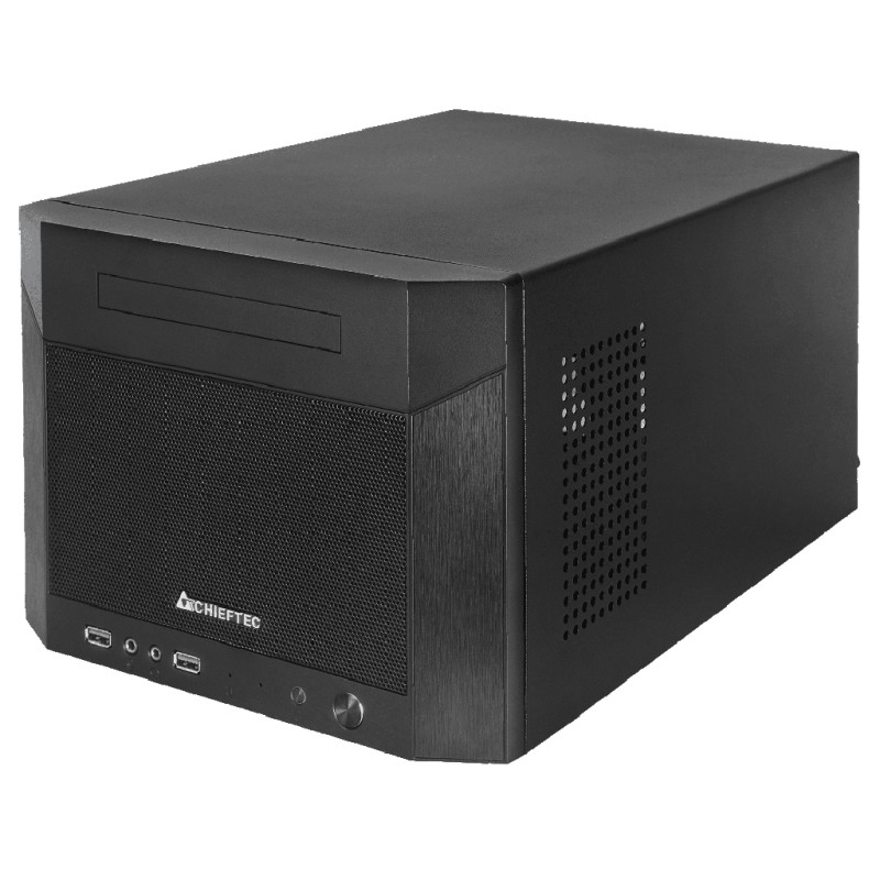 Корпус (системный блок) Chieftec PRO CUBE MINI CN-01B-OP mini-ITX, чёрный, без БП
