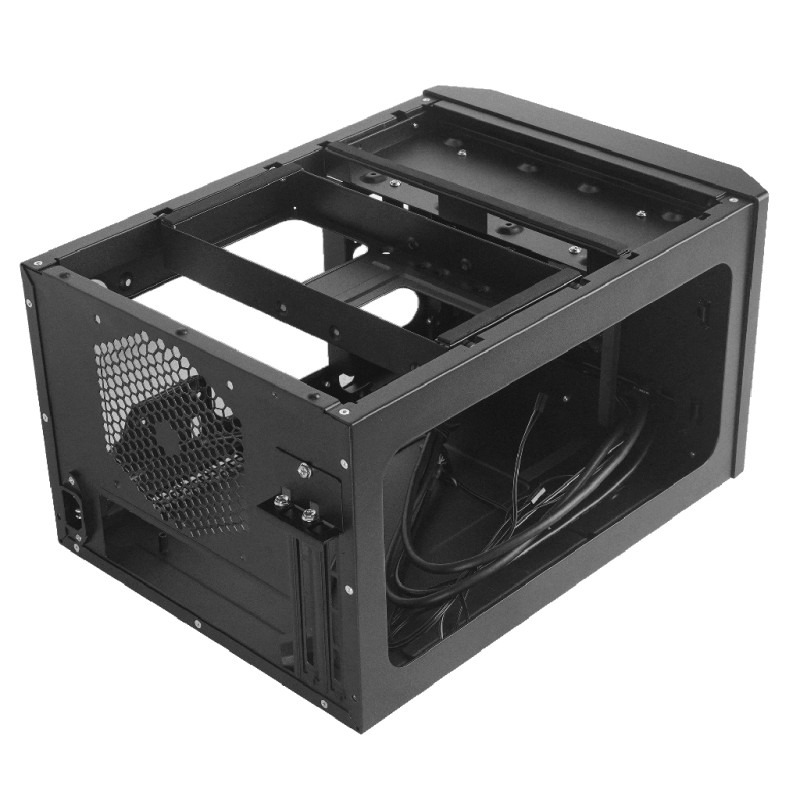 Корпус (системный блок) Chieftec PRO CUBE MINI CN-01B-OP mini-ITX, чёрный, без БП