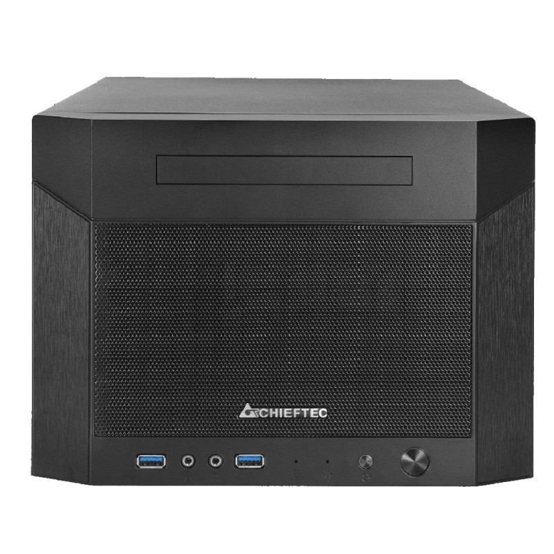 Корпус (системный блок) Chieftec PRO CUBE MINI CN-01B-OP mini-ITX, чёрный, без БП