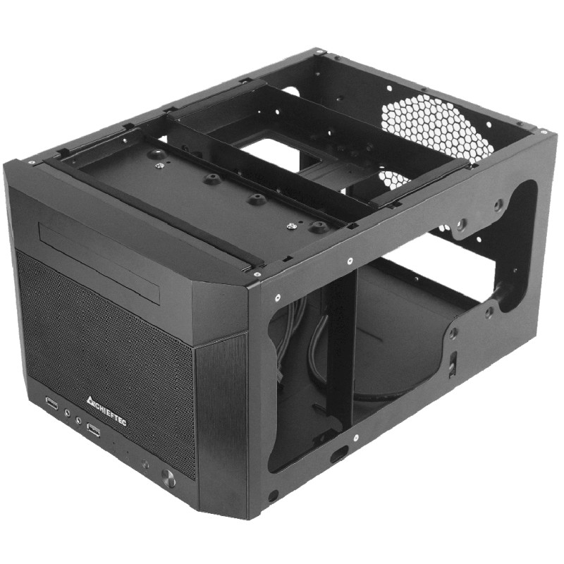 Корпус (системный блок) Chieftec PRO CUBE MINI CN-01B-OP mini-ITX, чёрный, без БП