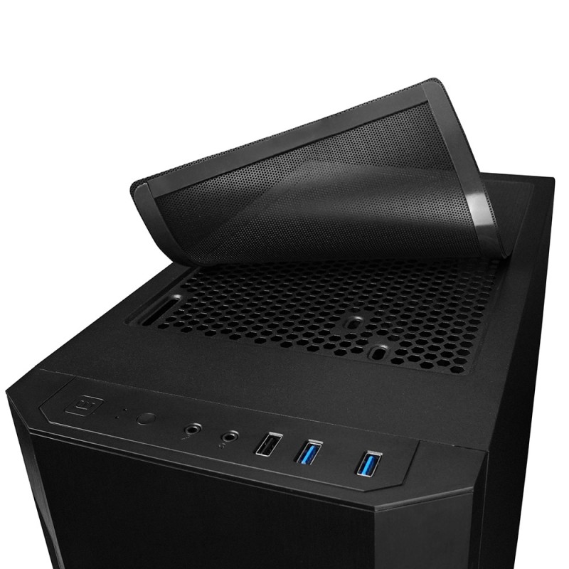 Компьютерный корпус (корпус ПК) Chieftec ELOX AS-01B-OP чёрный, без БП