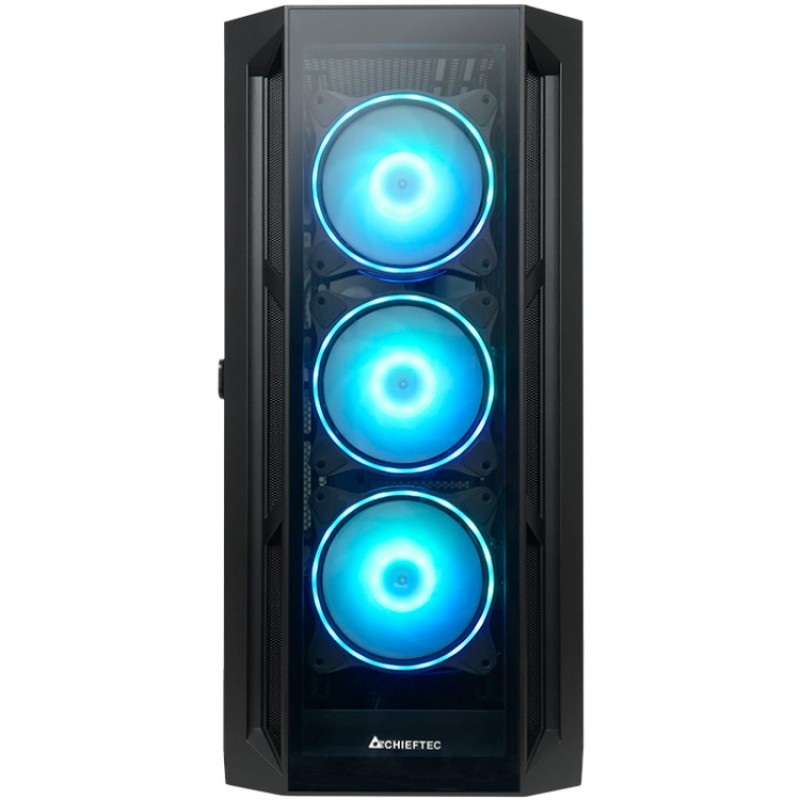 Корпус (комп'ютерний корпус) Chieftec APEX GA-01B-TG-OP 4x120 мм A-RGB, чорний