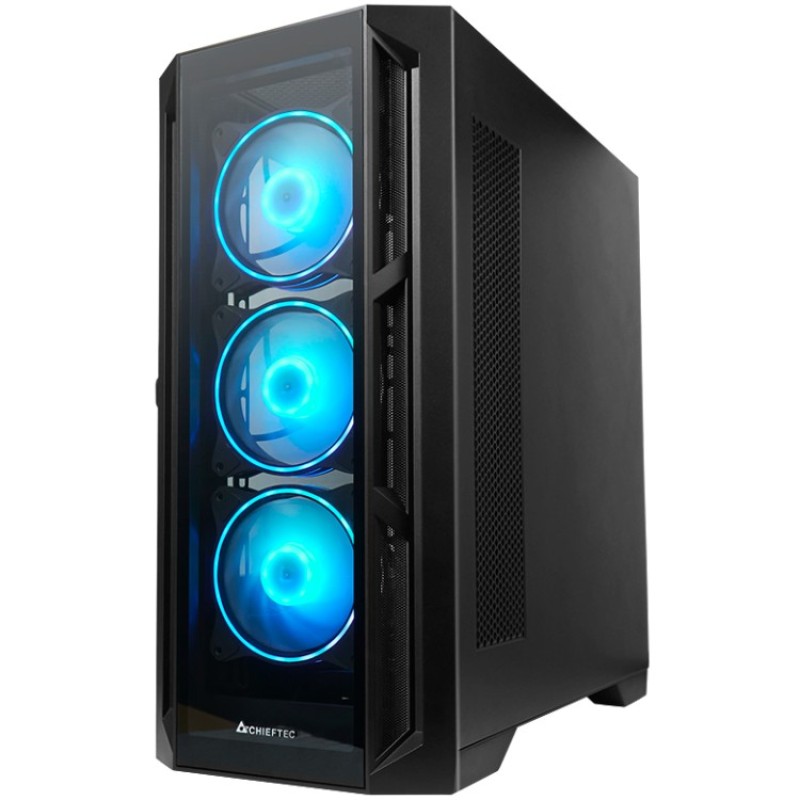 Корпус (комп'ютерний корпус) Chieftec APEX GA-01B-TG-OP 4x120 мм A-RGB, чорний