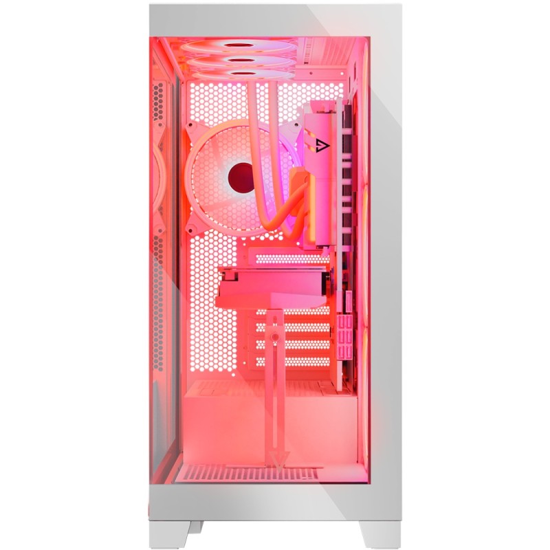 Корпус ПК (комп'ютерний корпус) Modecom VOLCANO SPACE APEX ARGB MIDI-Tower білий без БЖ