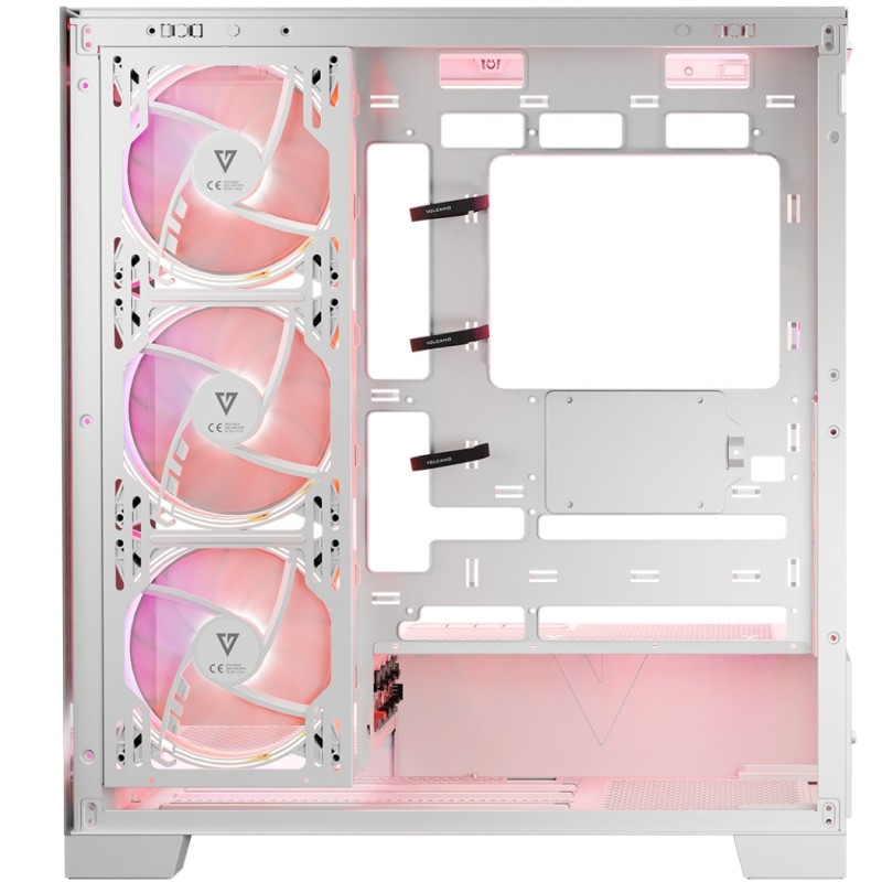 Корпус ПК (комп'ютерний корпус) Modecom VOLCANO SPACE APEX ARGB MIDI-Tower білий без БЖ