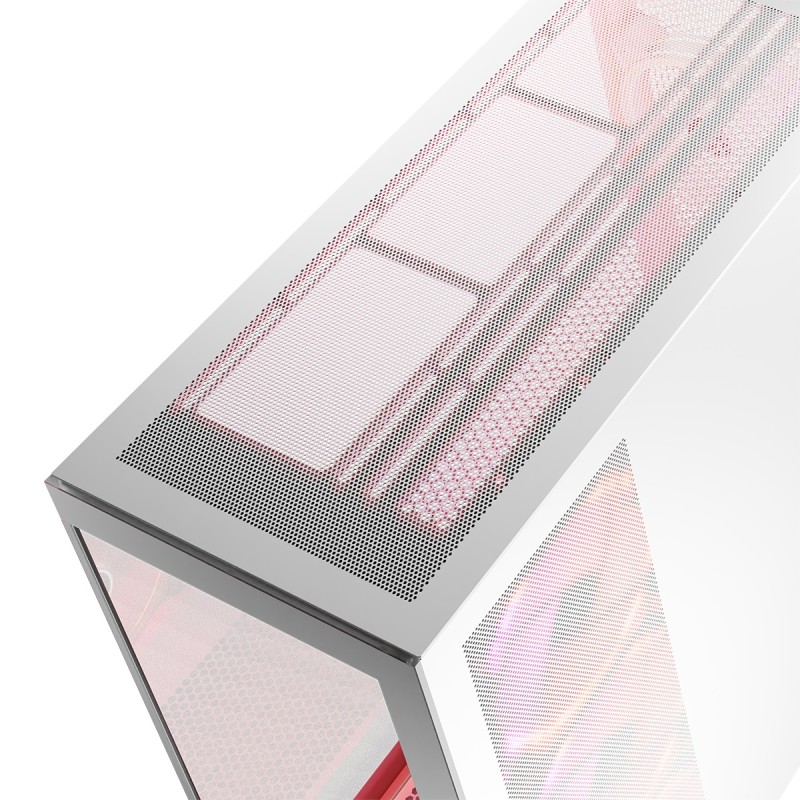 Корпус ПК (комп'ютерний корпус) Modecom VOLCANO SPACE APEX ARGB MIDI-Tower білий без БЖ