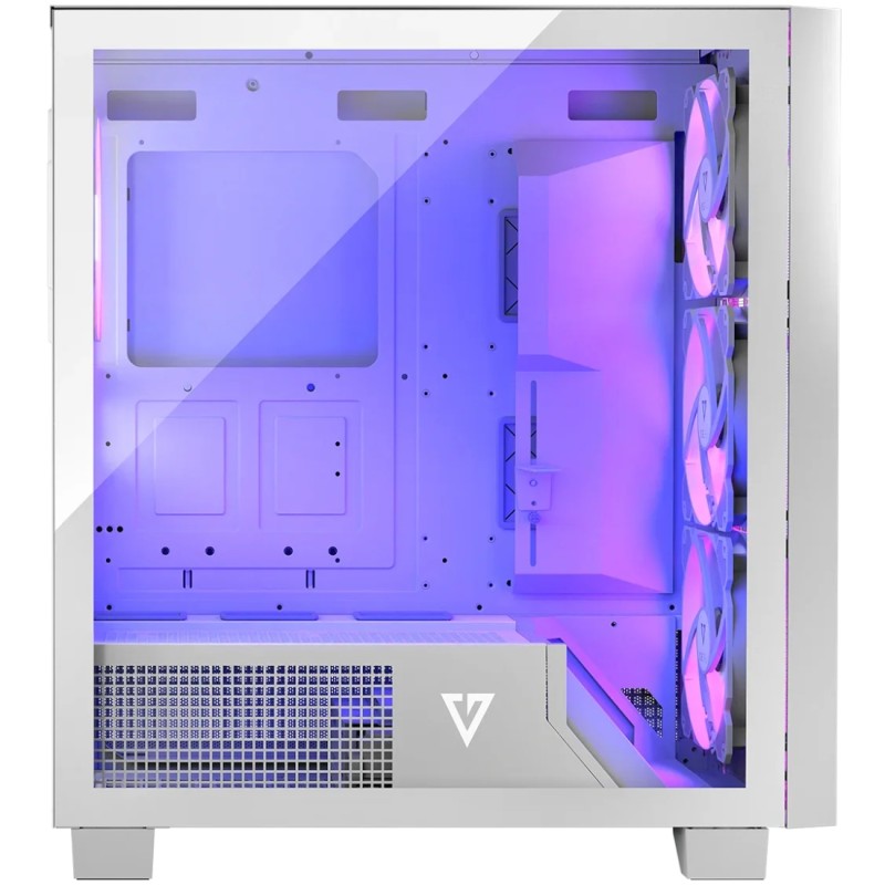 Корпус (комп'ютерний корпус) Modecom VOLCANO PERUN APEX ARGB білий, 4 вентилятори