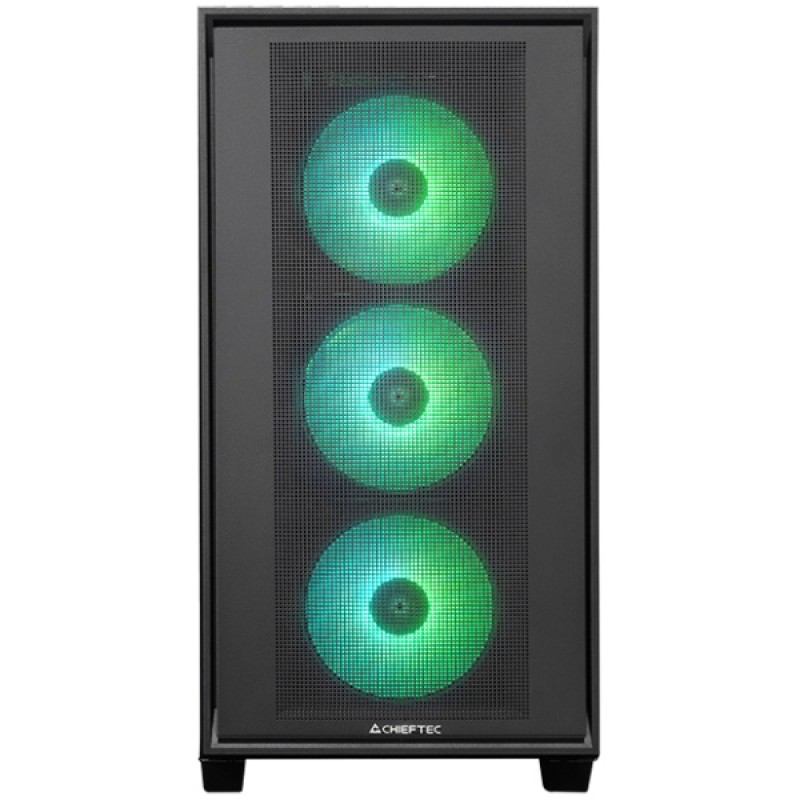Корпус (компьютерный корпус) Chieftec HUNTER 3 GS-03B-OP 4x120 мм A-RGB, без БП
