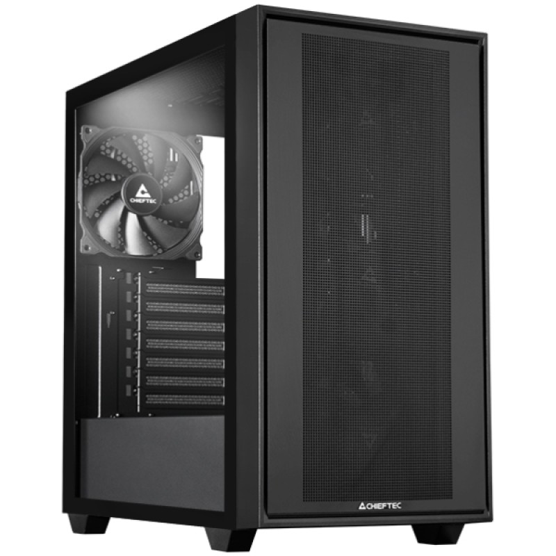 Корпус (комп'ютерний корпус) Chieftec NIGHT HUNTER 3 GS-03B-BLK-OP Black без БЖ