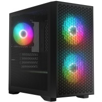 Корпус (системний блок) LogicConcept DART PRO ARGB MINI BLACK MESH 3 вентилятори