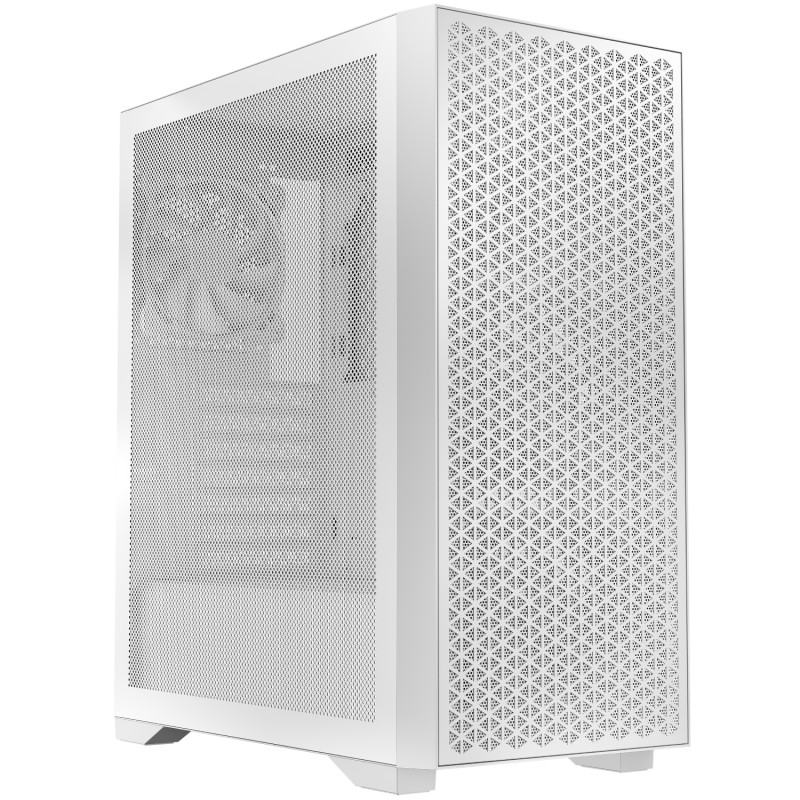 Корпус (комп’ютерний корпус) LogicConcept DART PRO MIDI White Mesh 4×120 мм без БЖ